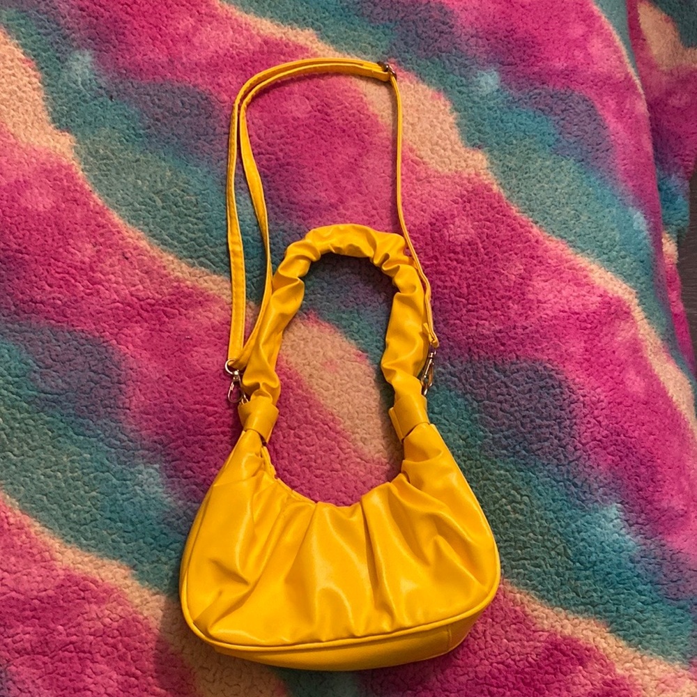 Yellow crossbody or handle bag